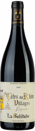 La Solitude Rouge Resérve 2023, A.O.C. Côtes du Rhône Villages